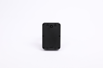 Black GPS device on a white background