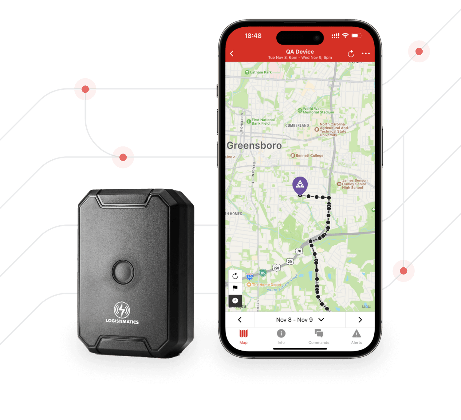 Car Charger GPS Tracker with Live Audio Monitoring | Logistimatics Real Time GPS Tracker + Car Charger + Audio Monitoring