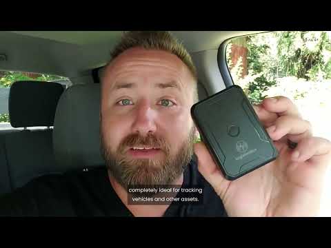 Video demonstrating the Logistimatics Mobile-200 GPS tracker, with a man explaining and showing how its live audio monitoring feature allows users to listen to the surroundings of the tracker. Real-time tracking is also mentioned.